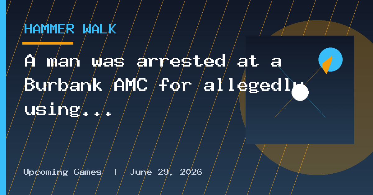 A man was arrested at a Burbank AMC for allegedly using pepper spray