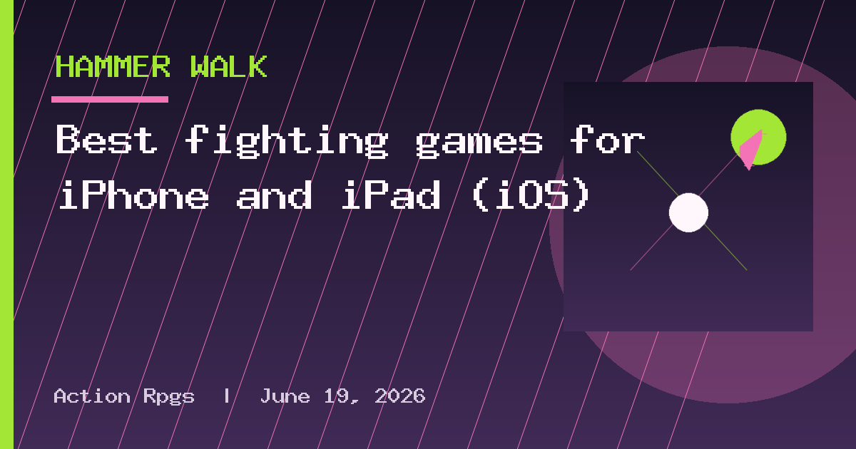 Best fighting games for iPhone and iPad (iOS)