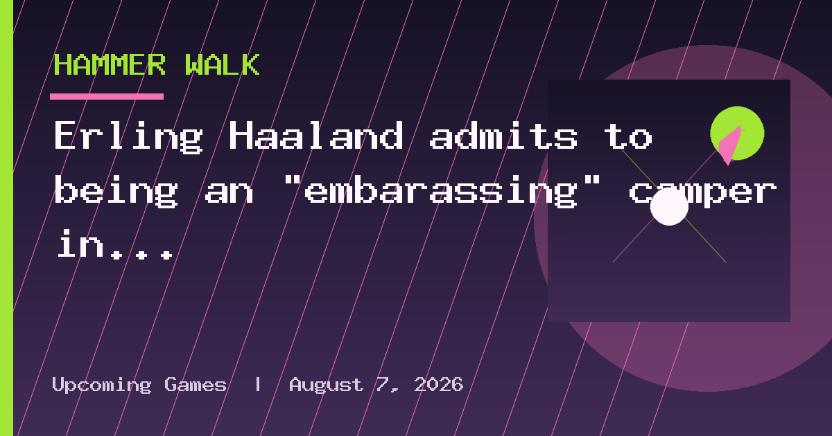 Erling Haaland admits to being an “embarassing” camper in Call of Duty