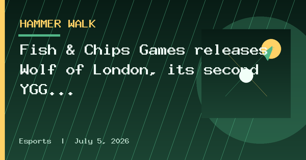 Fish & Chips Games releases Wolf of London, its second YGG Champions slot