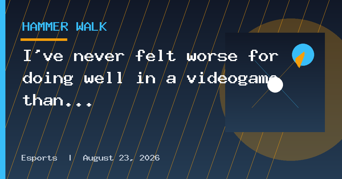 I've never felt worse for doing well in a videogame than in this intensely