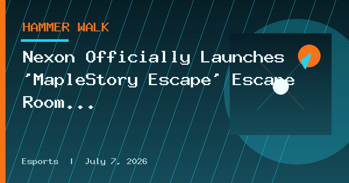 Nexon Officially Launches 'MapleStory Escape' Escape Room Cafe