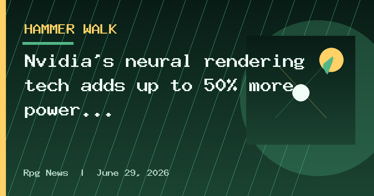 Nvidia's neural rendering tech adds up to 50% more power draw in testing