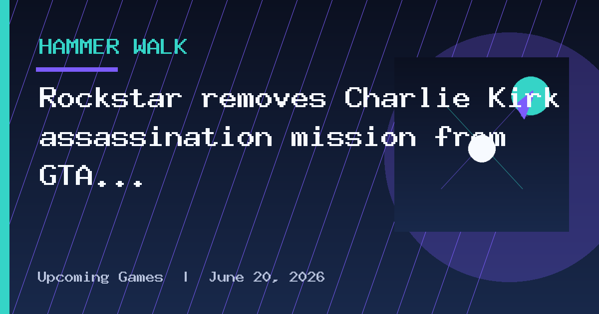 Rockstar removes Charlie Kirk assassination mission from GTA