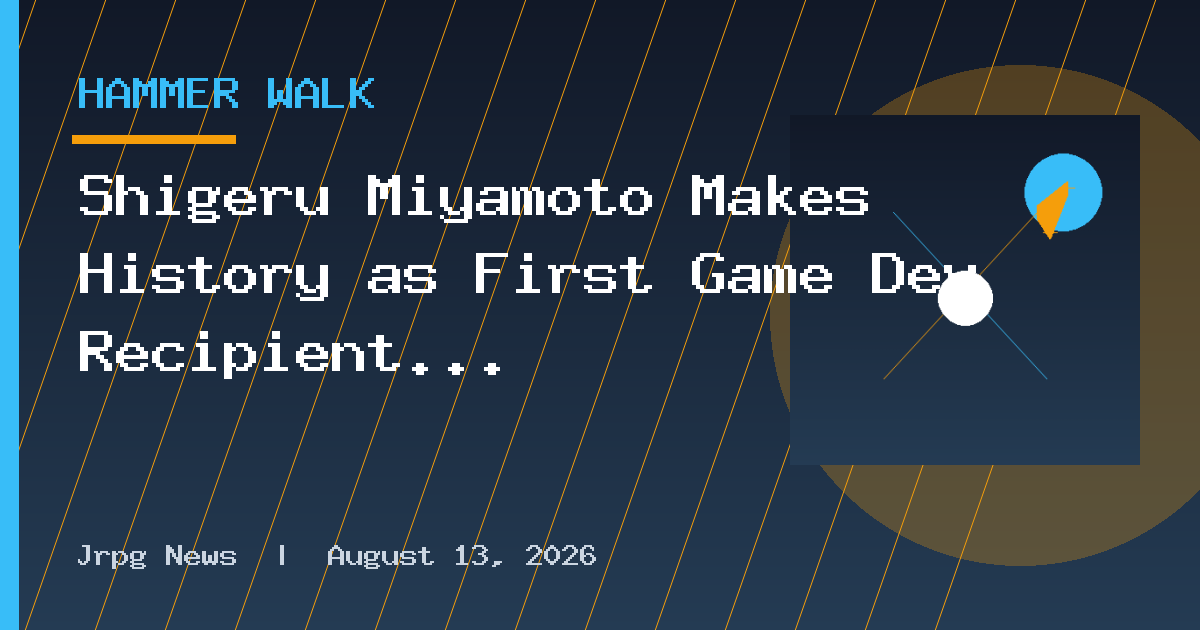 Shigeru Miyamoto Makes History as First Game Dev Recipient of Japan’s Order