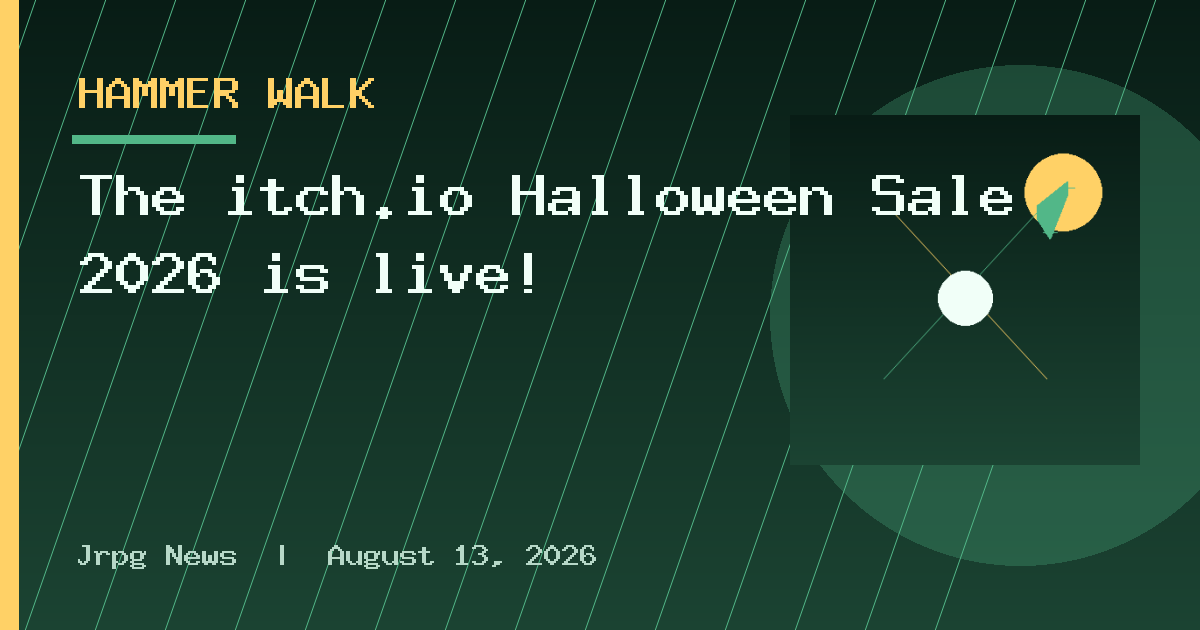 The itch.io Halloween Sale 2026 is live!