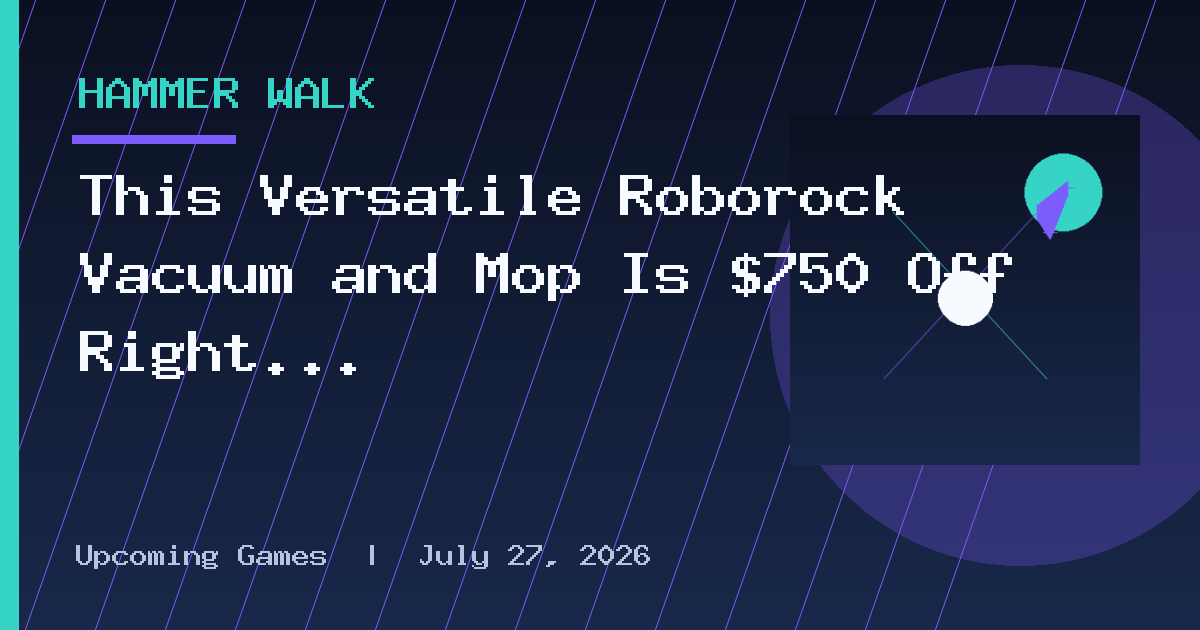 This Versatile Roborock Vacuum and Mop Is $750 Off Right Now