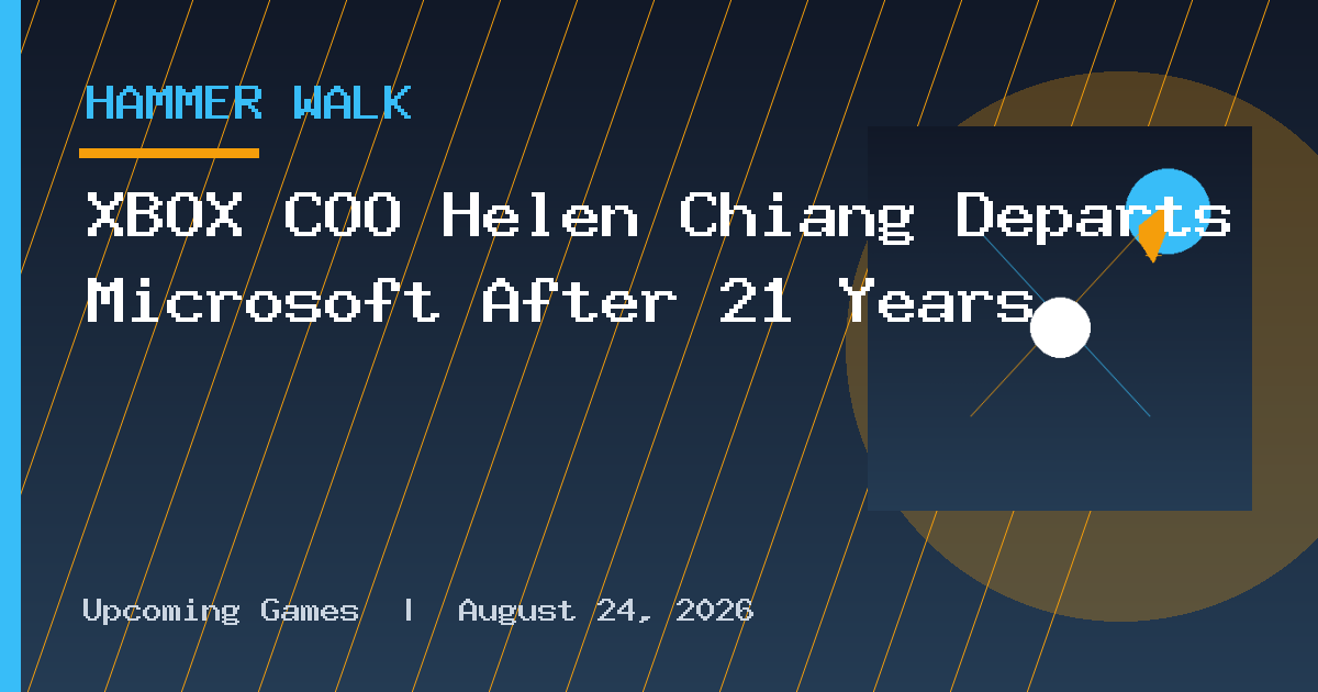 XBOX COO Helen Chiang Departs Microsoft After 21 Years